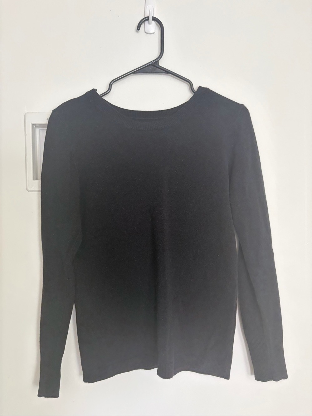croft & barrow Black Crewneck Sweater